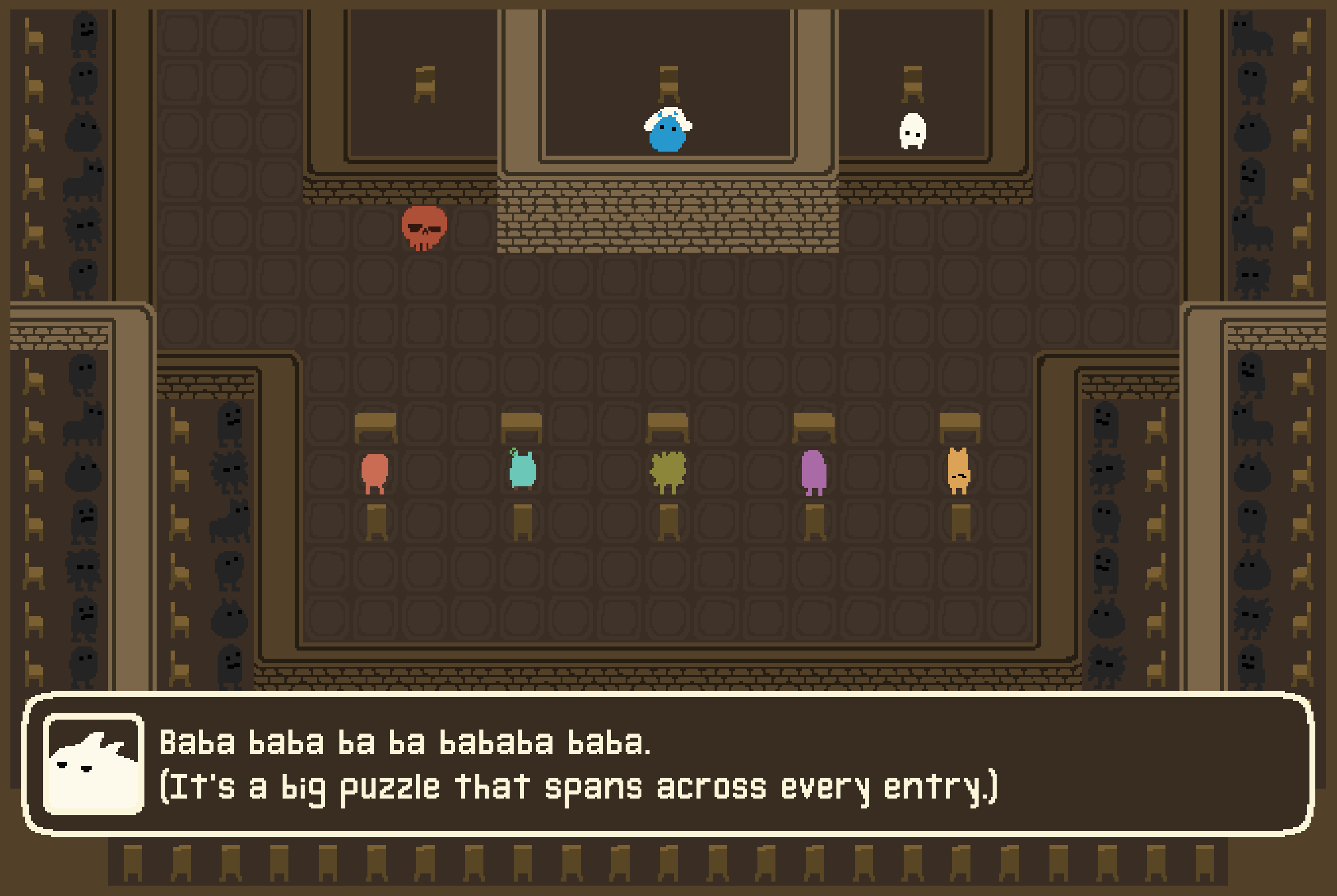 Screenshot 2 for Court Of The Competition 2 - 5757 (Baba Is You Levelpack)