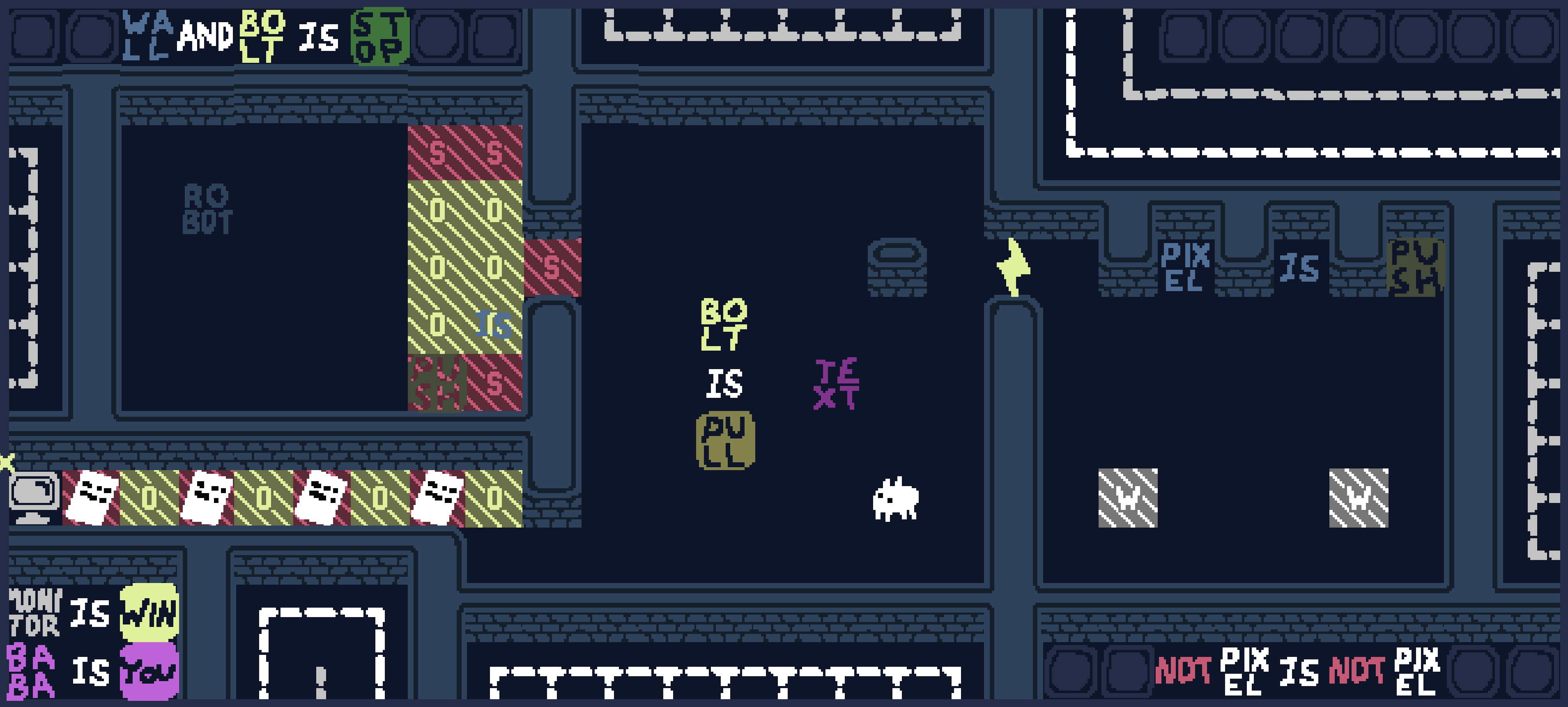 Screenshot 3 for Court Of The Competition 2 - 5757 (Baba Is You Levelpack)