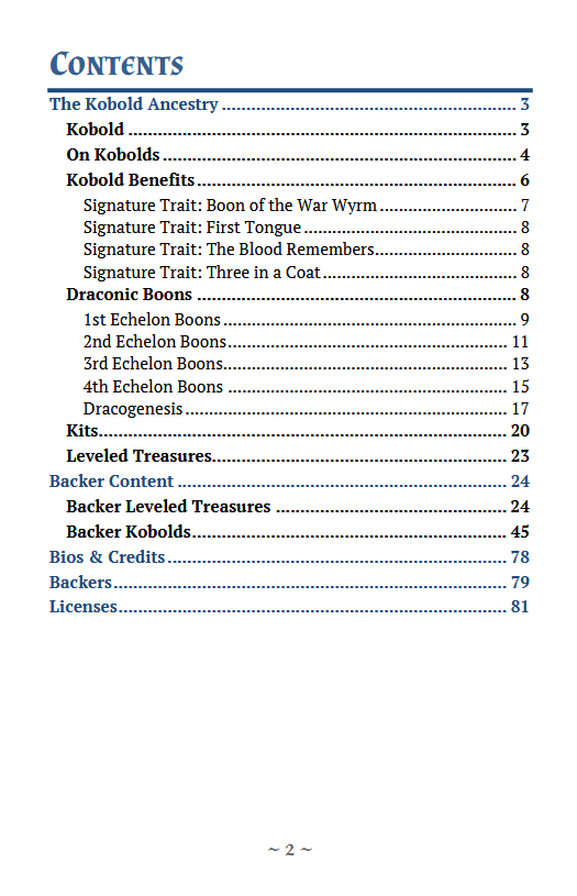 Screenshot 2 for The Kobold Ancestry