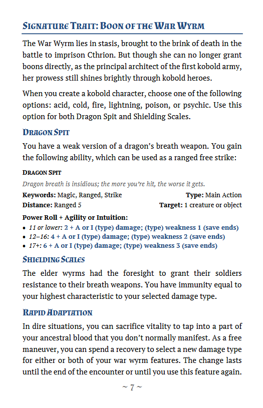 Screenshot 4 for The Kobold Ancestry