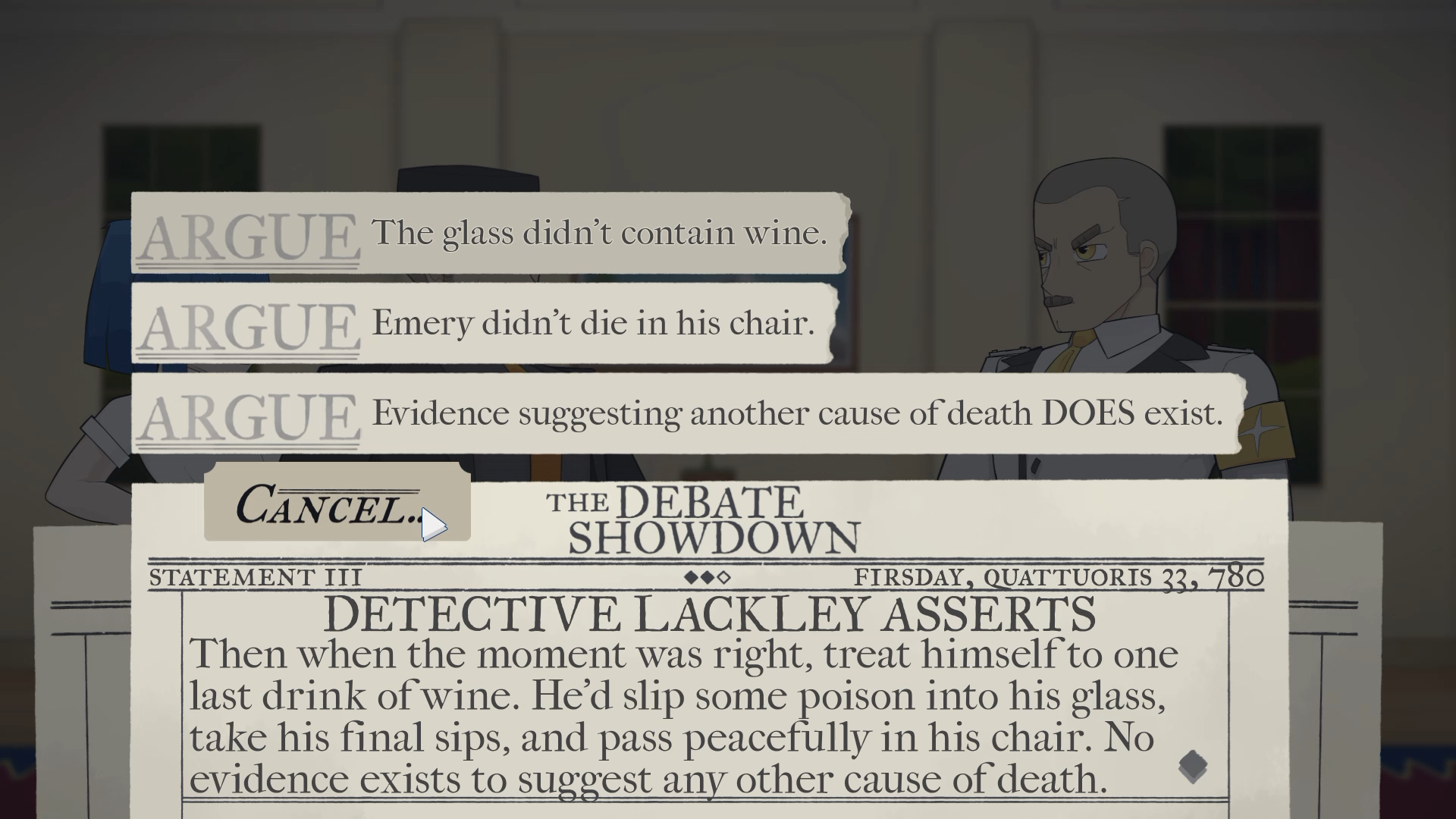 Screenshot 5 for Sleuth Saga: Under Starless Skies