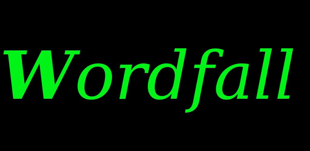 Wordfall