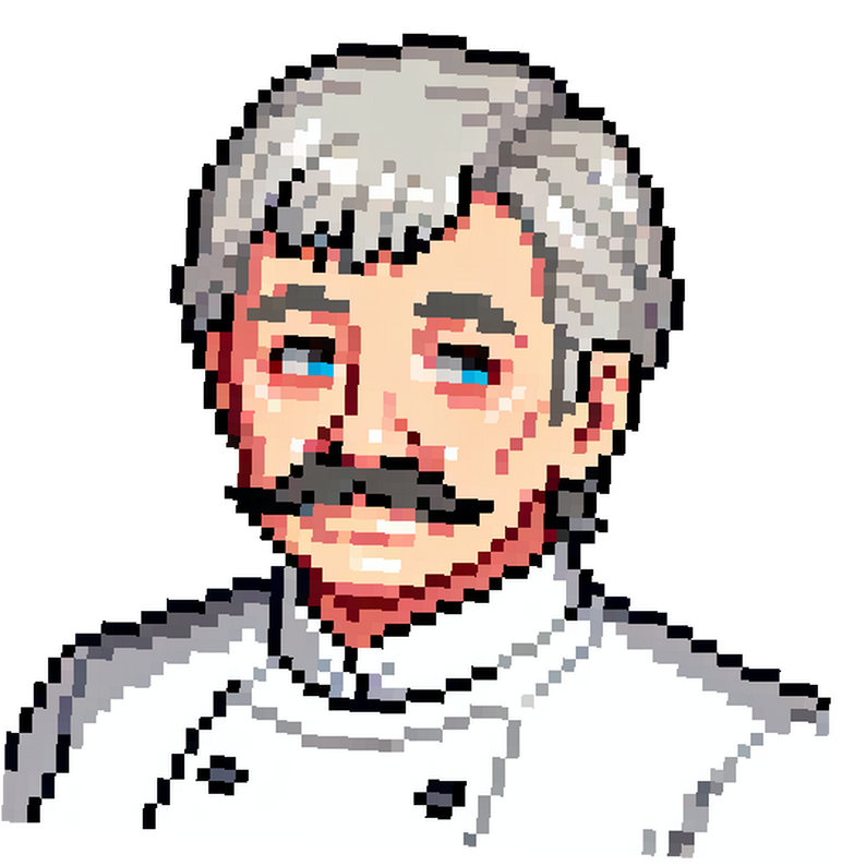 Master Chef Portrait Pack - 12 Unique Pixel Art Culinary Characters ...