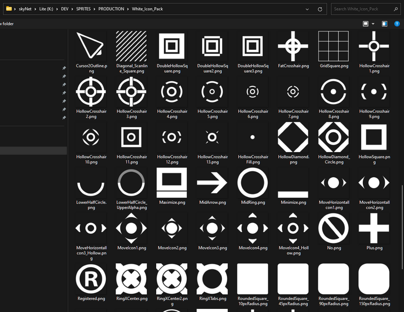 White Icon Pack by SpawnCampGames