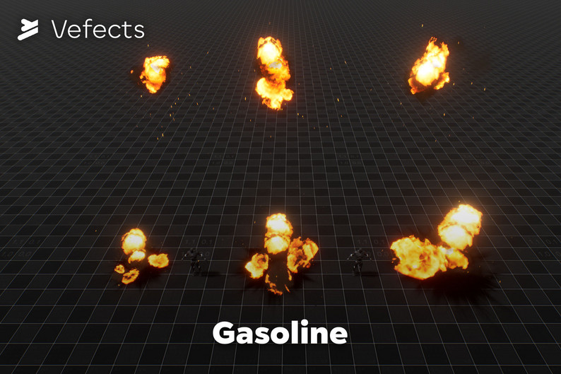 Explosions VFX - Unity HDRP by Vefects - Realtime VFX for Games