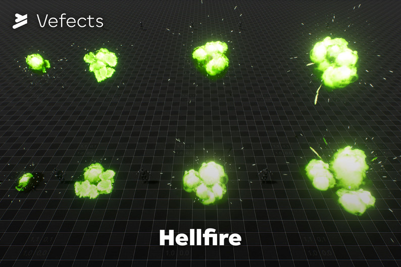Explosions VFX - Unity HDRP by Vefects - Realtime VFX for Games