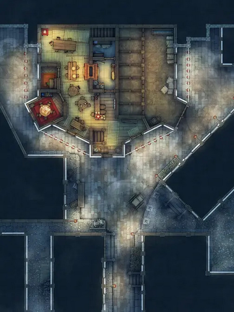 The Silk Pony Inn - D&D Map Pack by Cyclopean