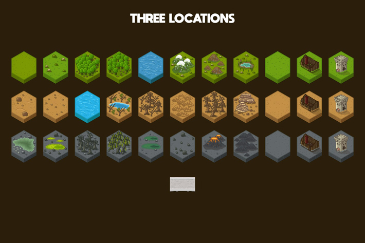 Strategy Game Tileset By Free Game Assets (GUI, Sprite, Tilesets)