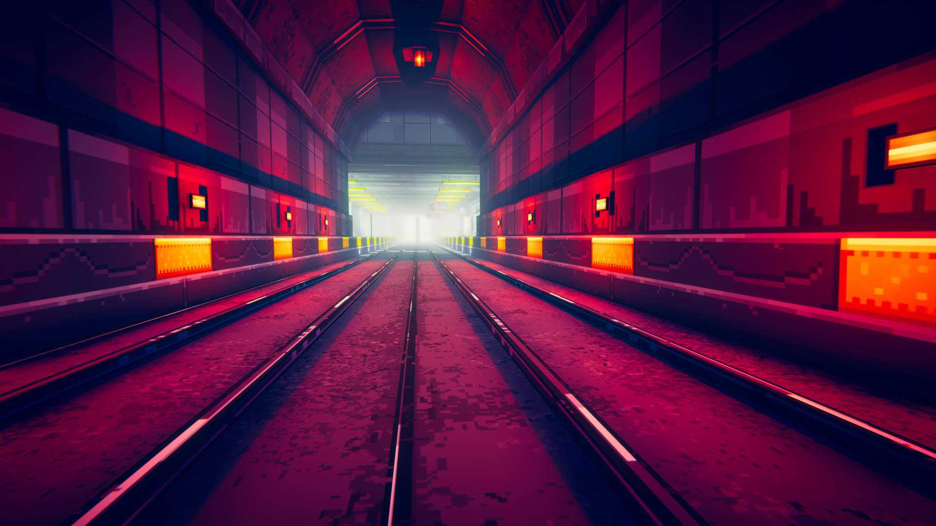 Metro - 3D Pixel Art Subway for Boomer FPS VR [Godot,Unity,Blend] by ...