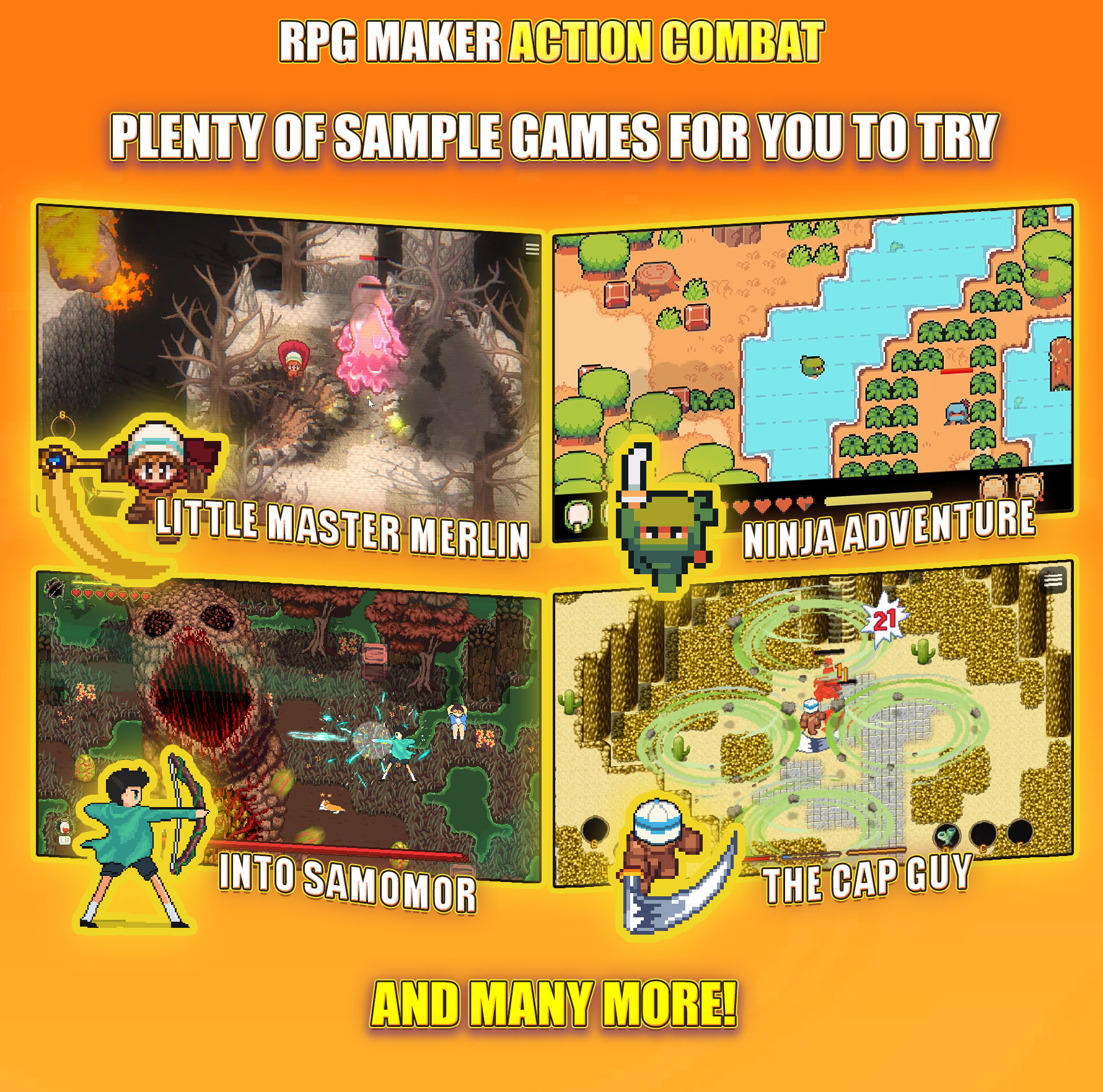Screenshot 6 for RPG Maker Action Combat - RPG Maker MZ Plugin
