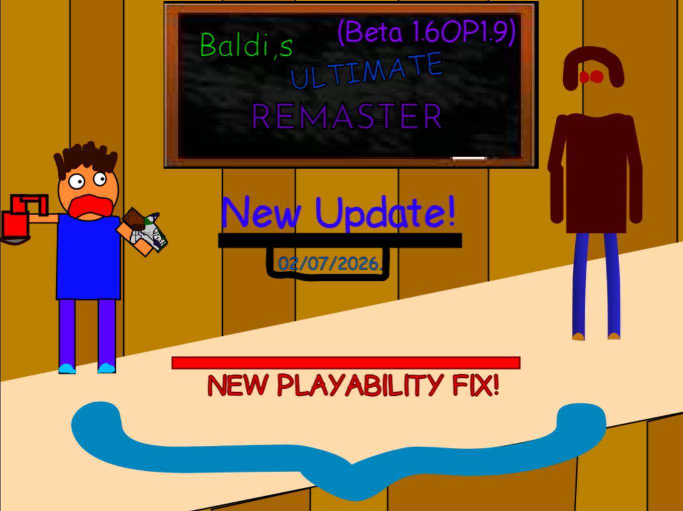 Screenshot 2 for Baldi,s Ultimate Remaster!