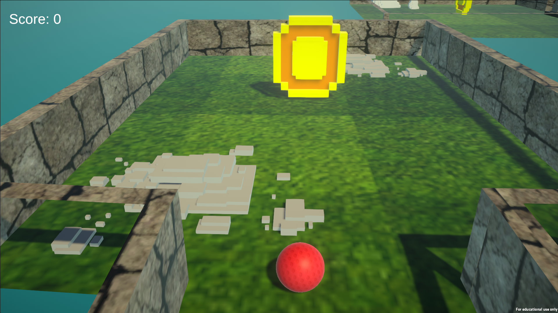 3D Ball Game Hand In by ZBCOLLEGEWORK