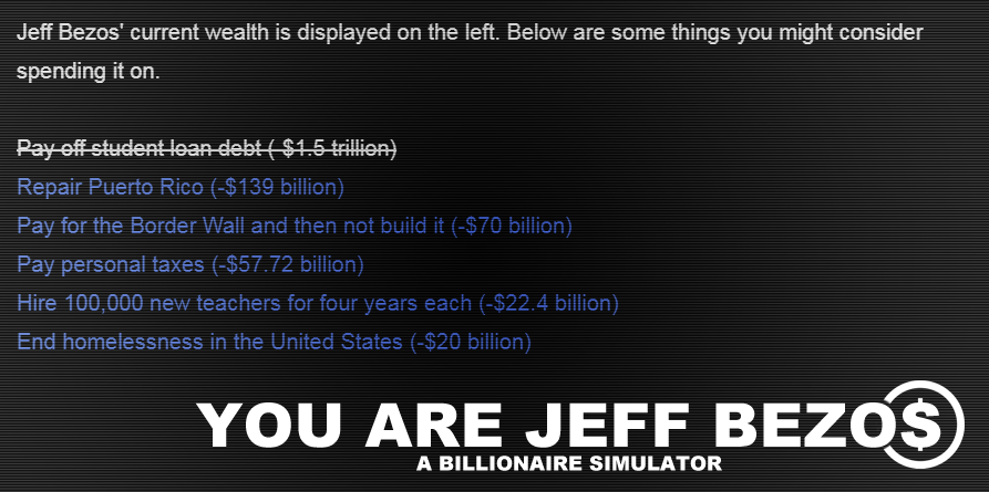 You Are Jeff Bezos By Kris Ligman