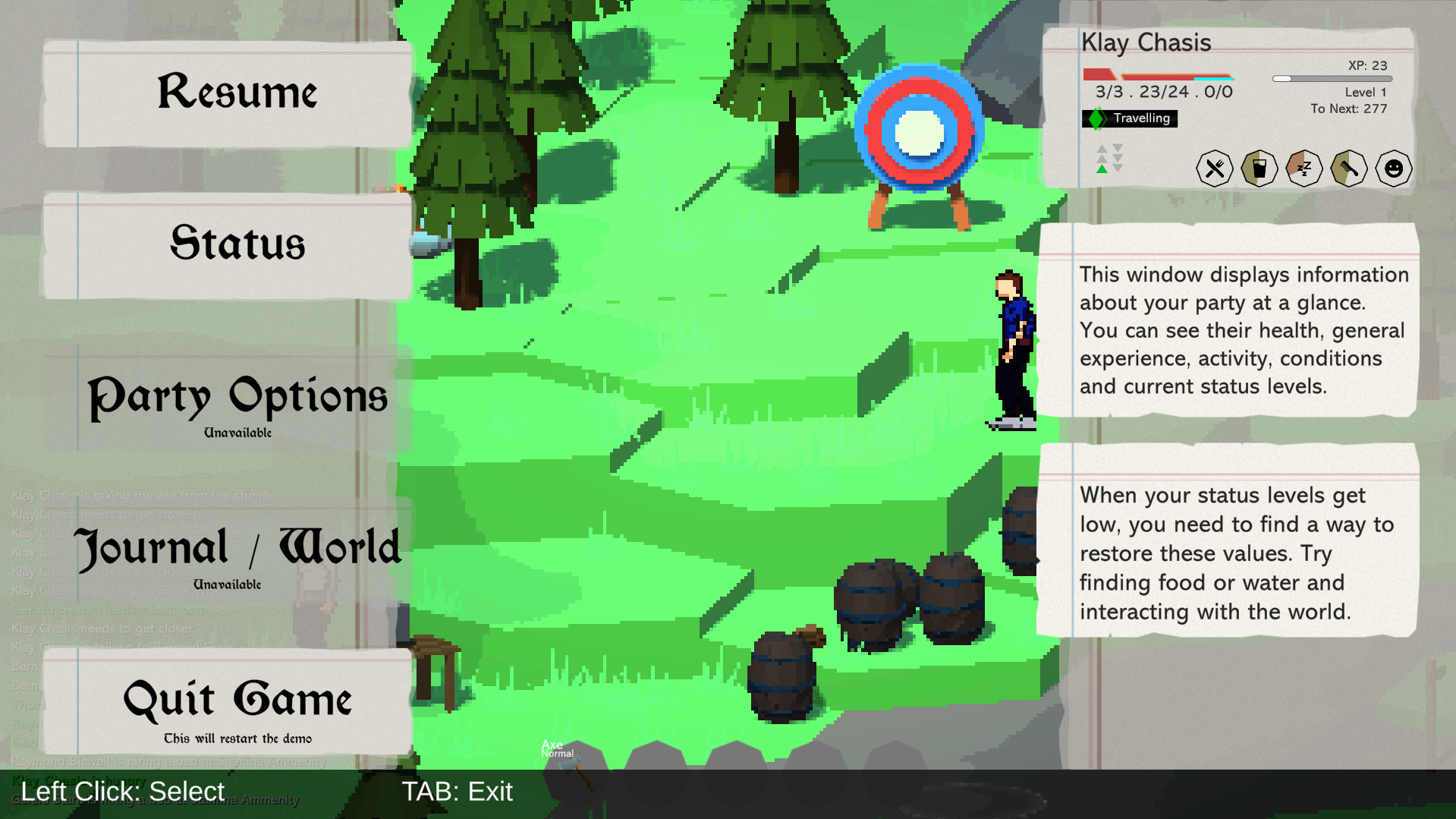 Screenshot 6 for Tales of Tallrest Alpha