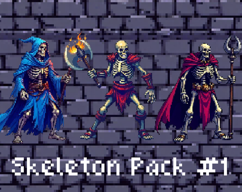 Skeleton Pack #1 by Mytherata