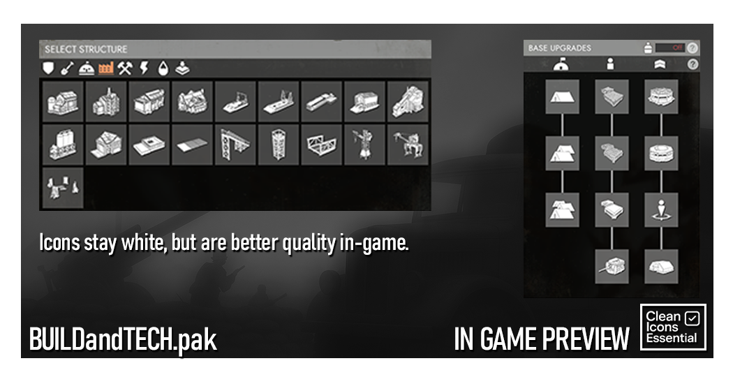 Screenshot 7 for Clean Icons Essential - Foxhole Mod
