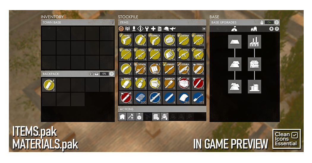 Screenshot 4 for Clean Icons Essential - Foxhole Mod