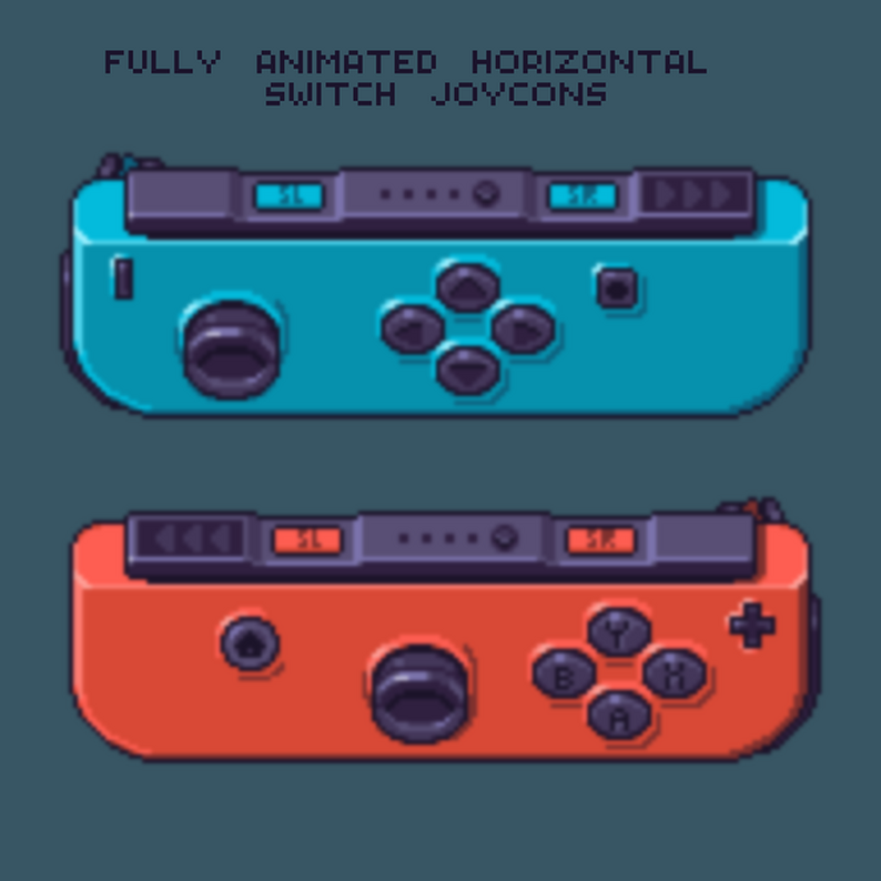 Pixel Animated Icons Button, Gamepad, Switch By Thomas Feichtmeir ...