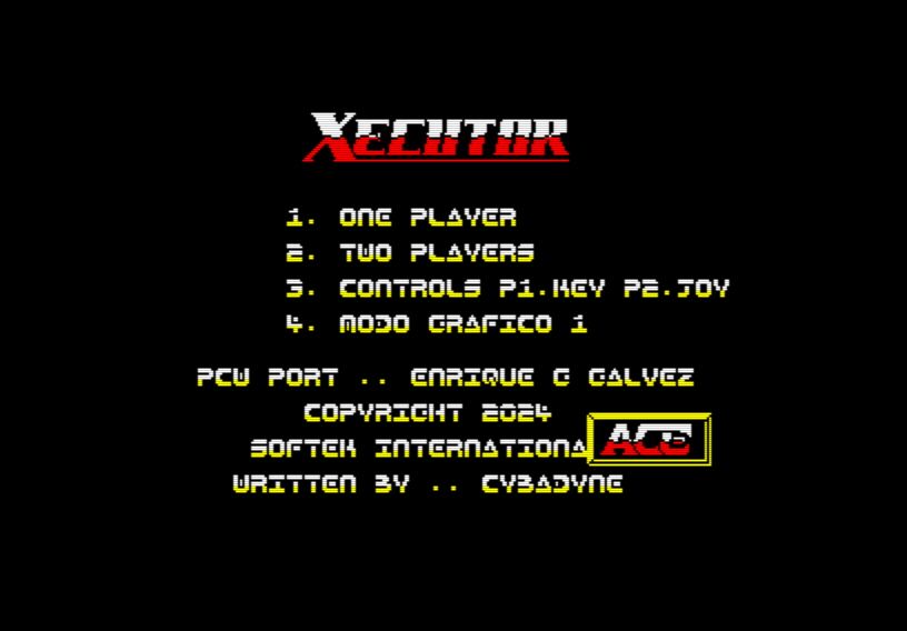 Screenshot 4 for Xecutor (Amstrad PCW / PCW# mini)
