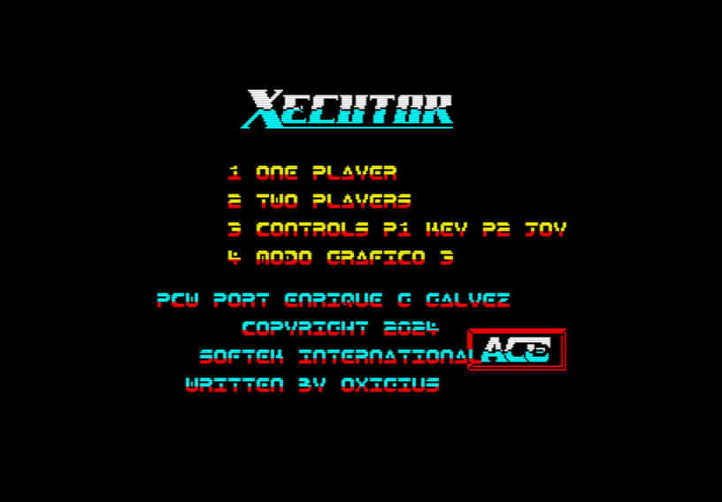 Screenshot 6 for Xecutor (Amstrad PCW / PCW# mini)