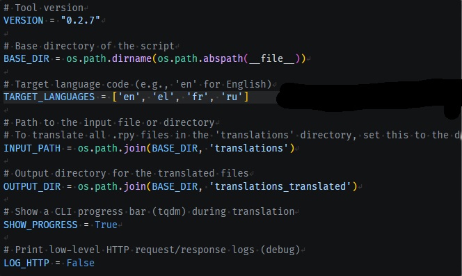 Screenshot 3 for Ren'Py Translation Tool