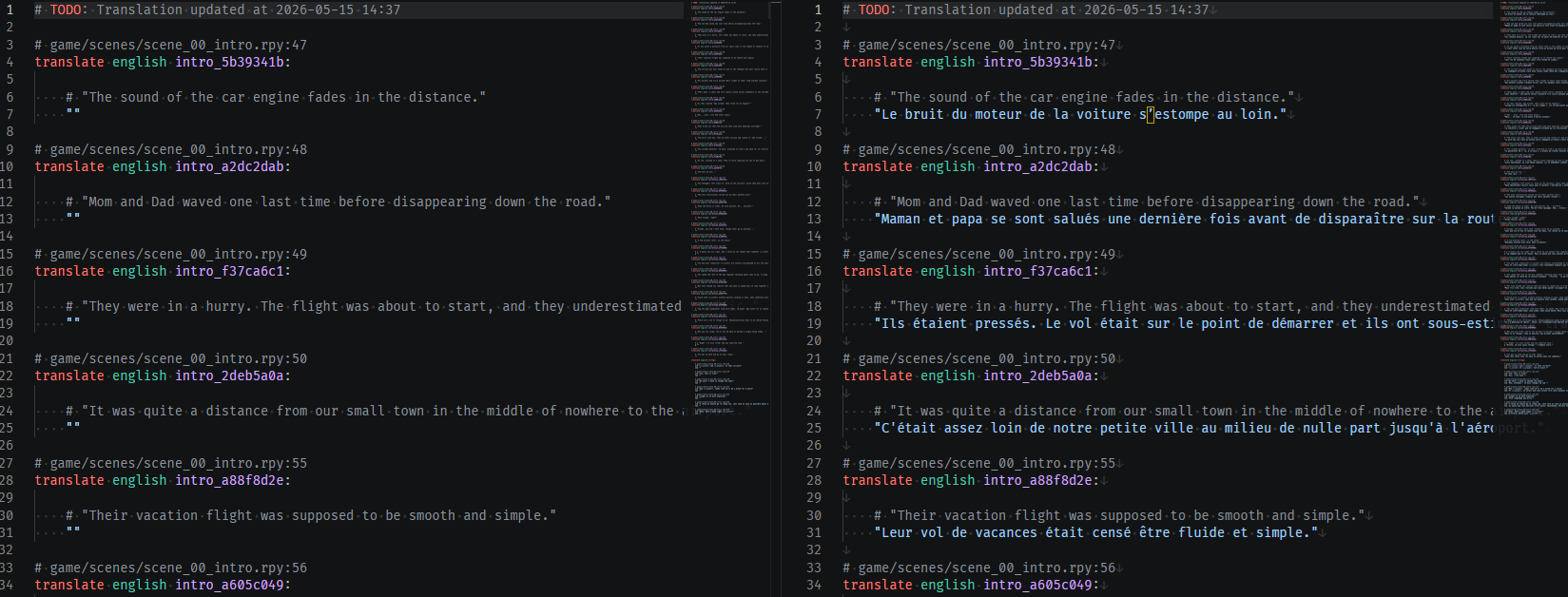 Screenshot 4 for Ren'Py Translation Tool