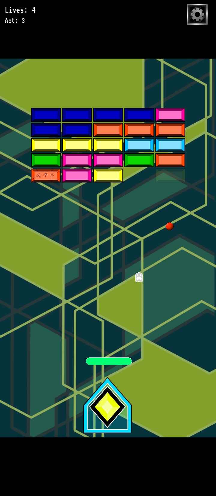 Shifting Brick Breaker by PixelDreamForge