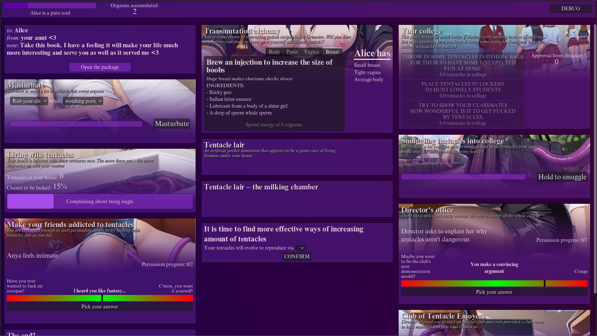 Total Tentacle Addiction screenshot 2