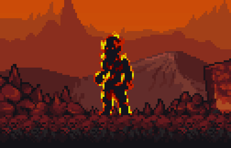 Pixel Art Hell Tiles And Enemies Asset Pack 32x32 by GandalfHardcore