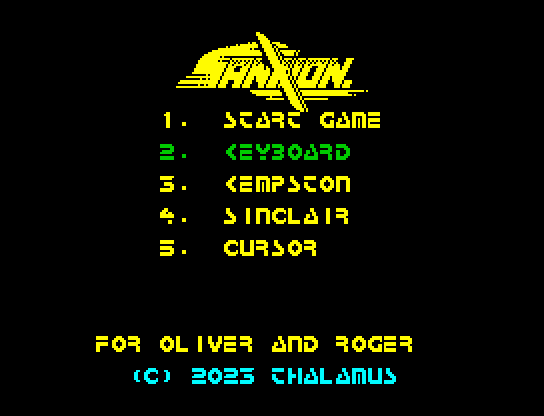 Sanxion The Spectrum Remix Screenshot 2