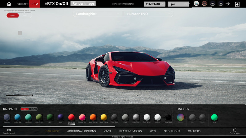 Realistic 3D Car Configurator by 3D Realistic Car Configurator