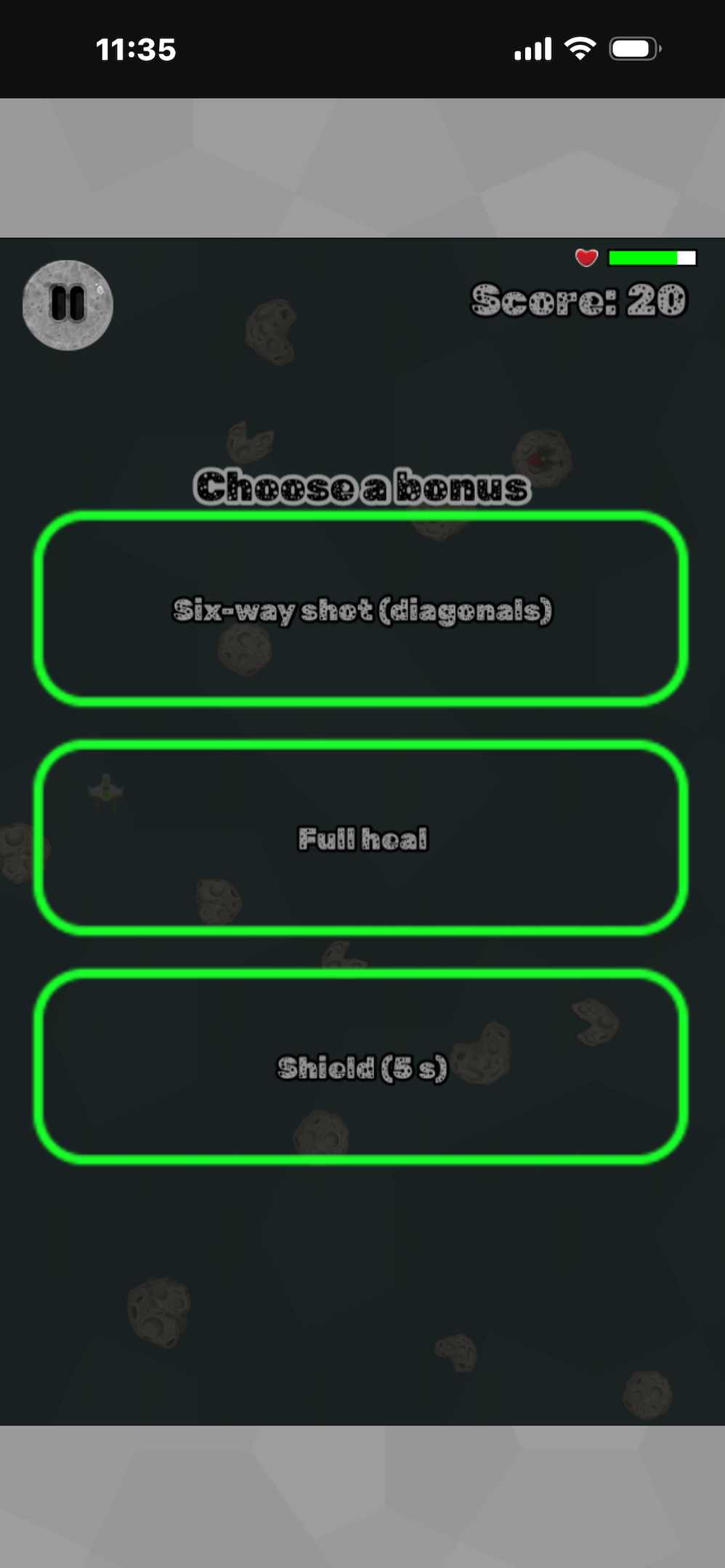 Screenshot 4 for Asteroids Shooter