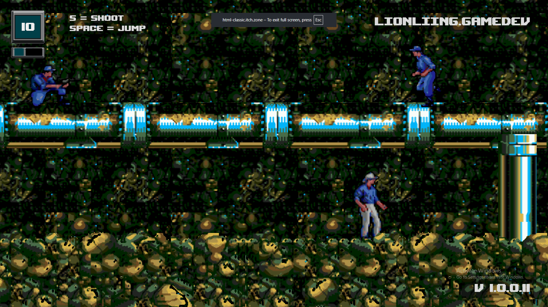 Screenshot 4 for v12 Jurassic Park Sega Rampage Extreme HTML5