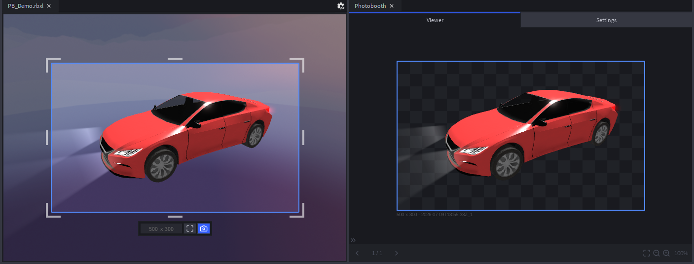 Screenshot 2 for Photobooth Plugin