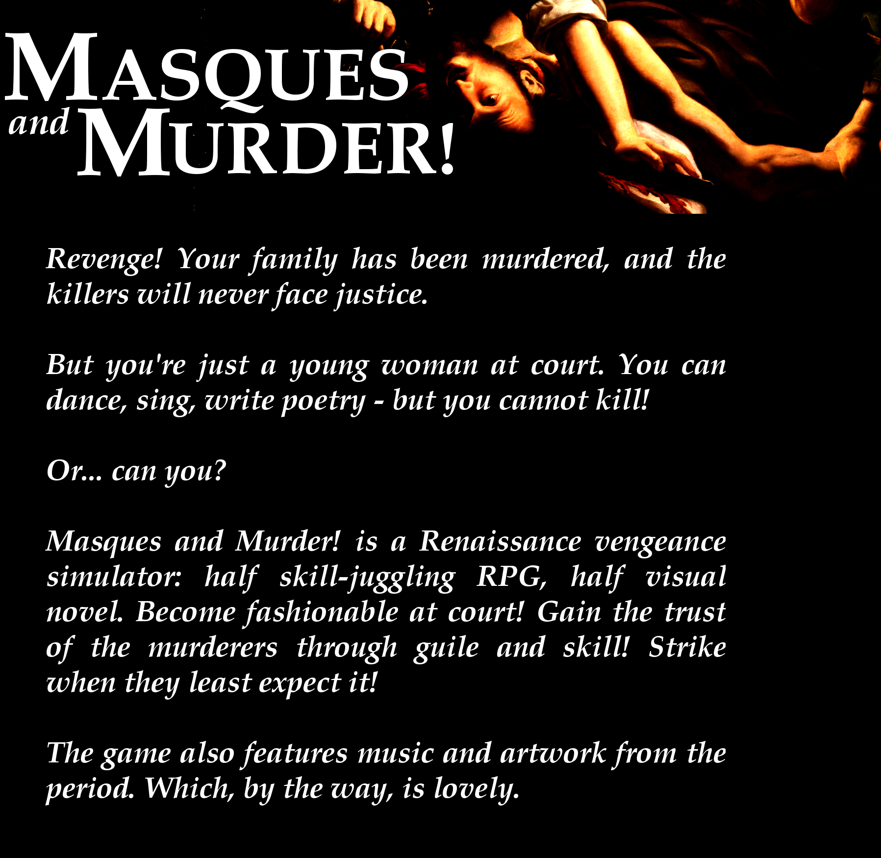 Masques and Murder!