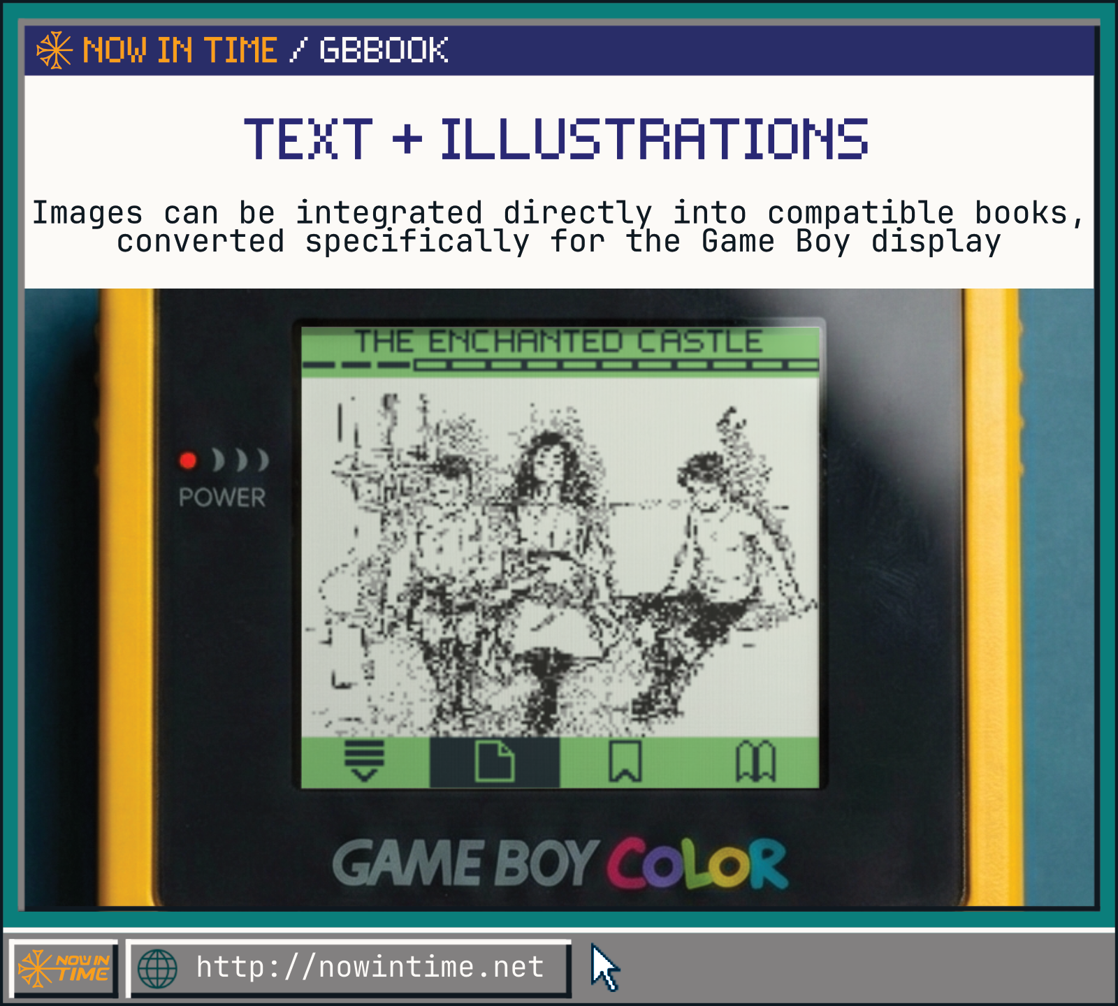 Screenshot 5 for GBbook - Custom Game Boy Cartridge with Books and Literature Classics