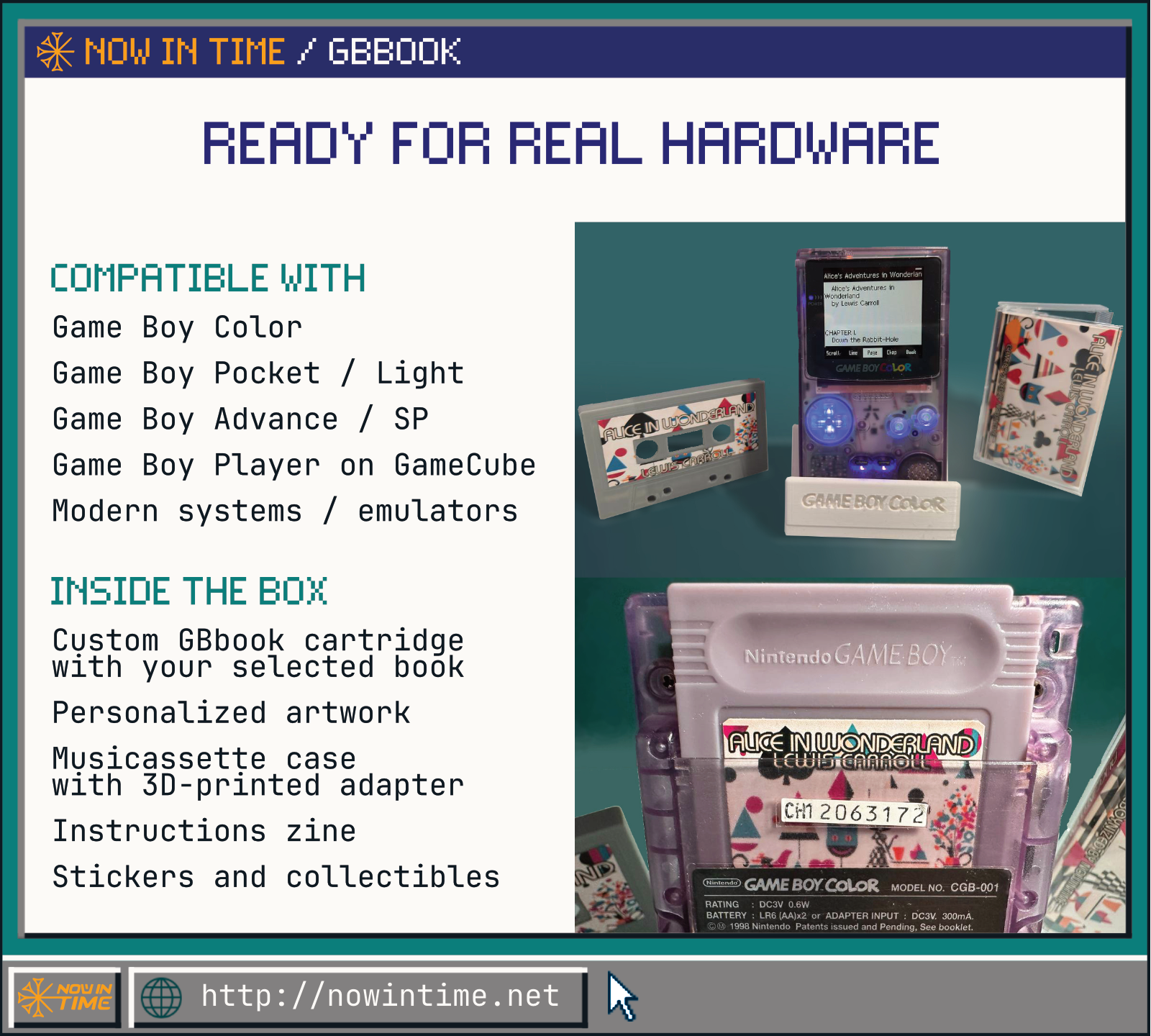 Screenshot 6 for GBbook - Custom Game Boy Cartridge with Books and Literature Classics