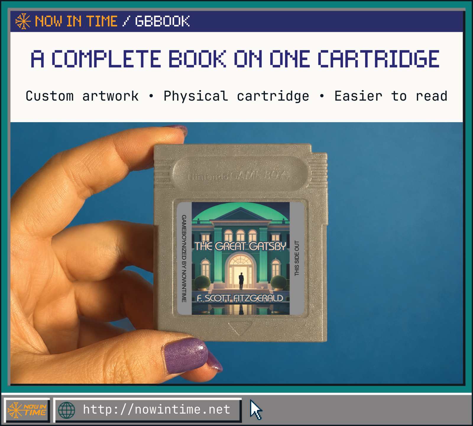 Screenshot 3 for GBbook - Custom Game Boy Cartridge with Books and Literature Classics