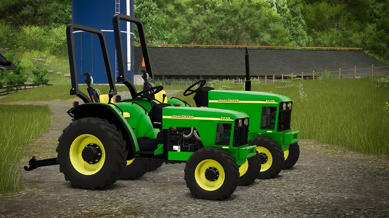 FS25 John Deere 4100 Compact Tractor and Deck by withthestovers