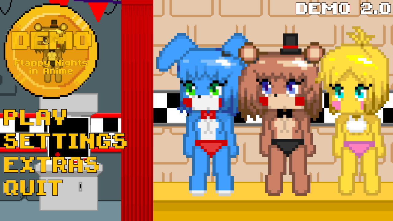 Flappy Nights in Anime (FNIA Flappy Bird) screenshot 2