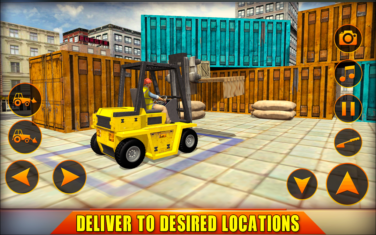 Forklift Operator Game City Fork lift Simulator by Apex Logics