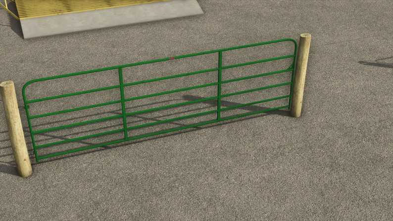 FS25 American Fence and Gates by LJR Modding
