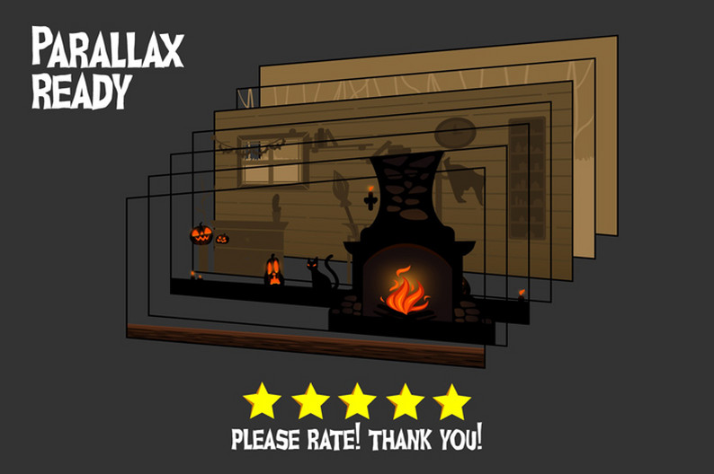 Parallax Halloween 2D Game Backgrounds by Free Game Assets (GUI, Sprite ...
