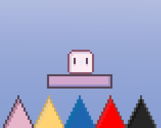 Cover image for Pink. Yellow. Blue. Red. Black.