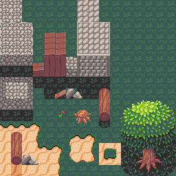 Grasslands RPG Tileset 16x16 by Rovi