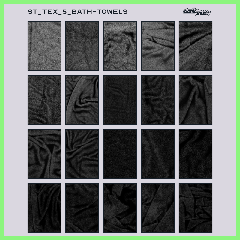 Scanned Textures – Textiles by Clastic Artistic