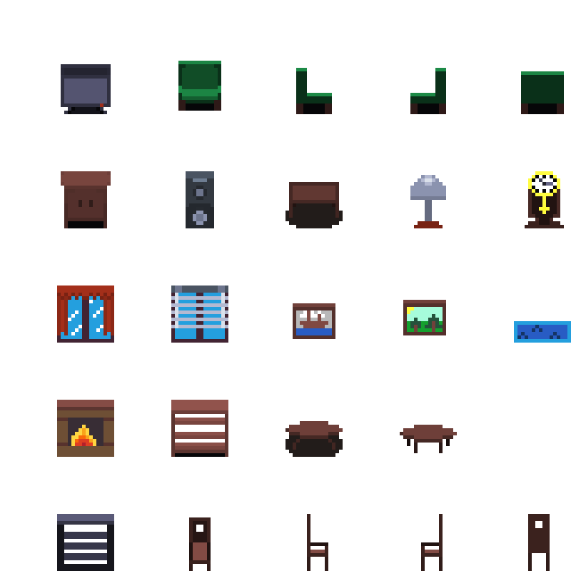 Simplified Furniture FREE with animation by Spectrecz