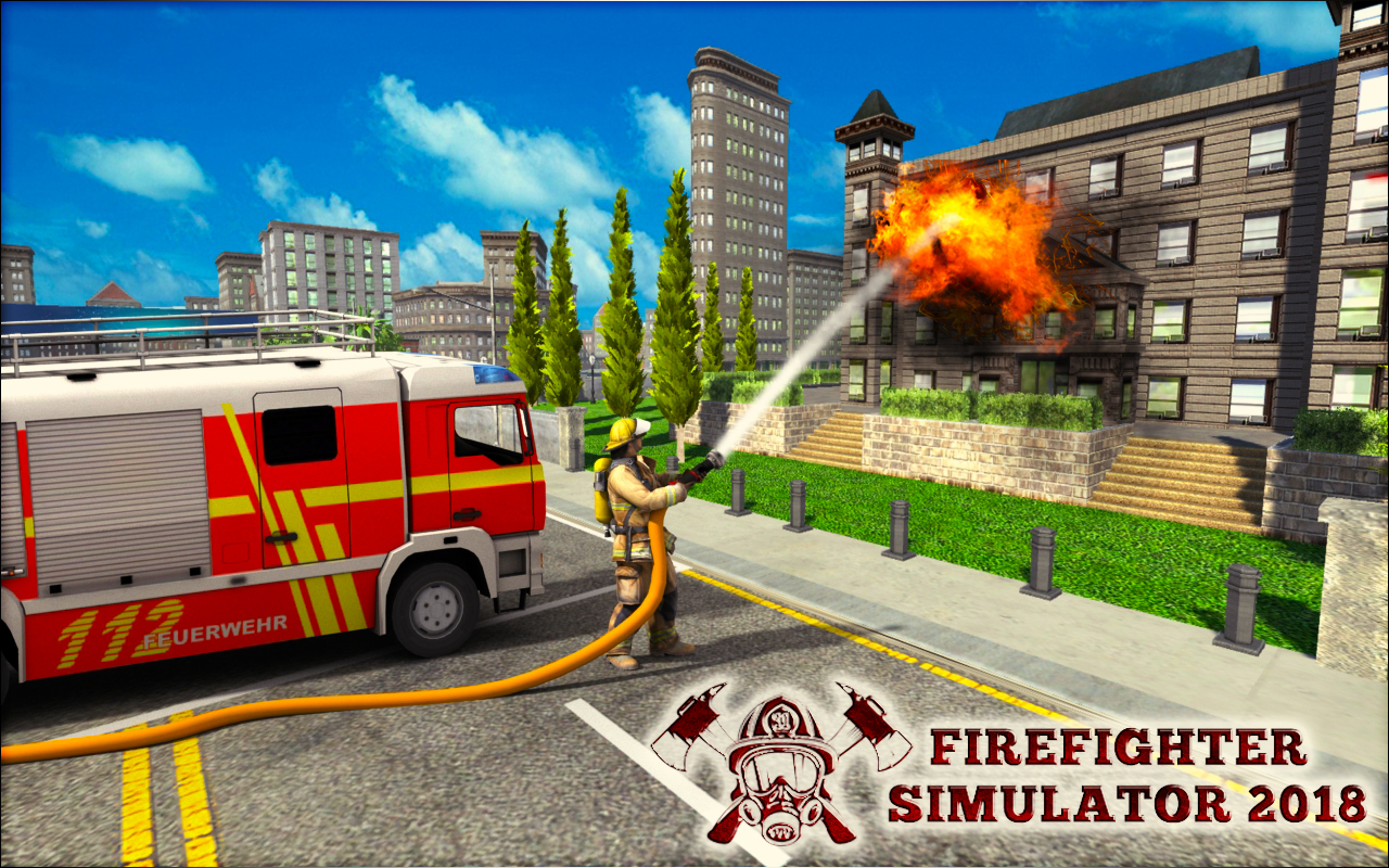 Firefighter Simulator 2018 Real Firefighting Game By Apex Logics - firefighter simulator roblox games