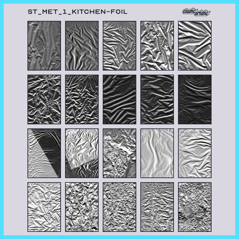 Scanned Textures – Metals by Clastic Artistic