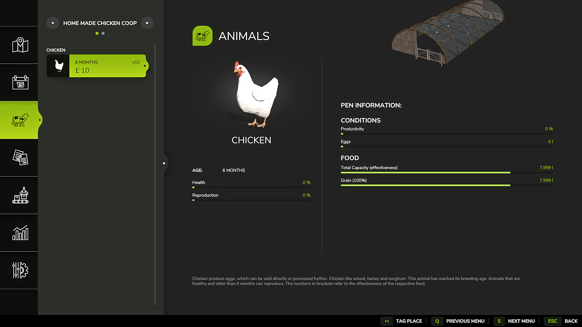 Screenshot 3 for FS25 Home Made Chicken Coop